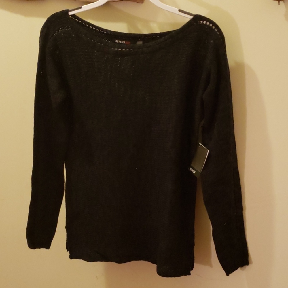 Black Sweater with hole details